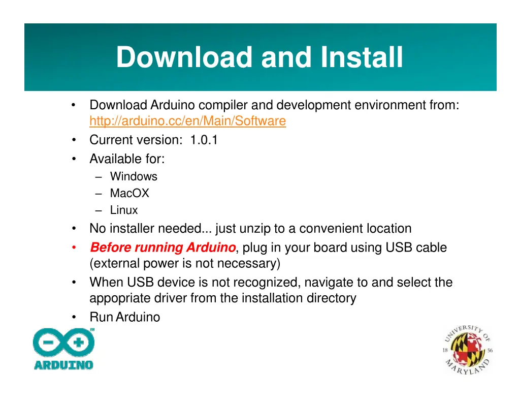download and install