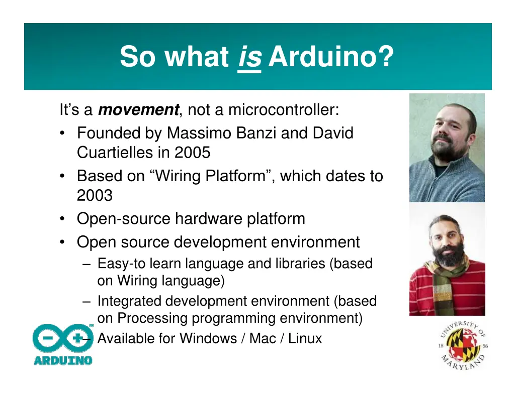 so what is arduino