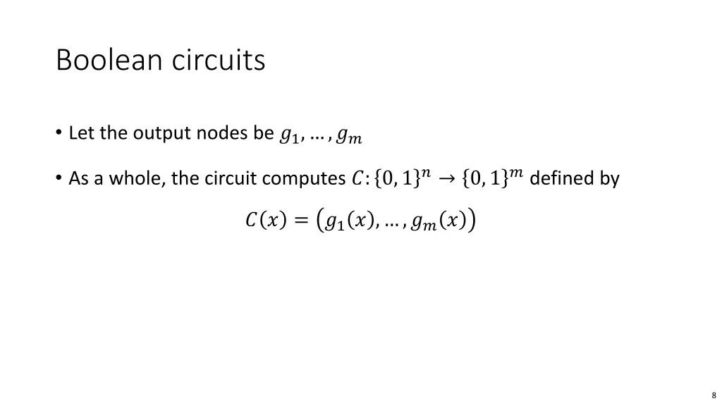 boolean circuits 3