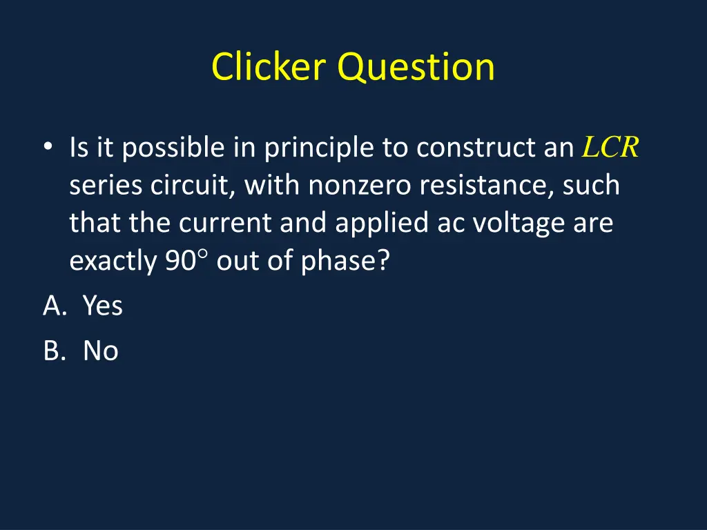 clicker question 1