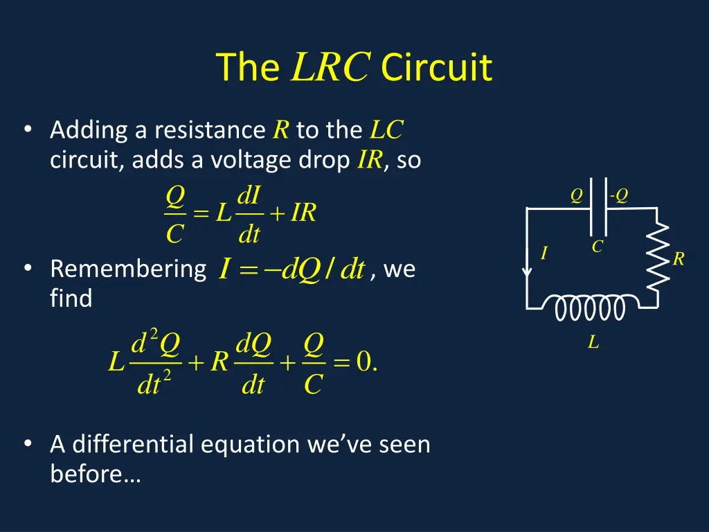 the lrc circuit