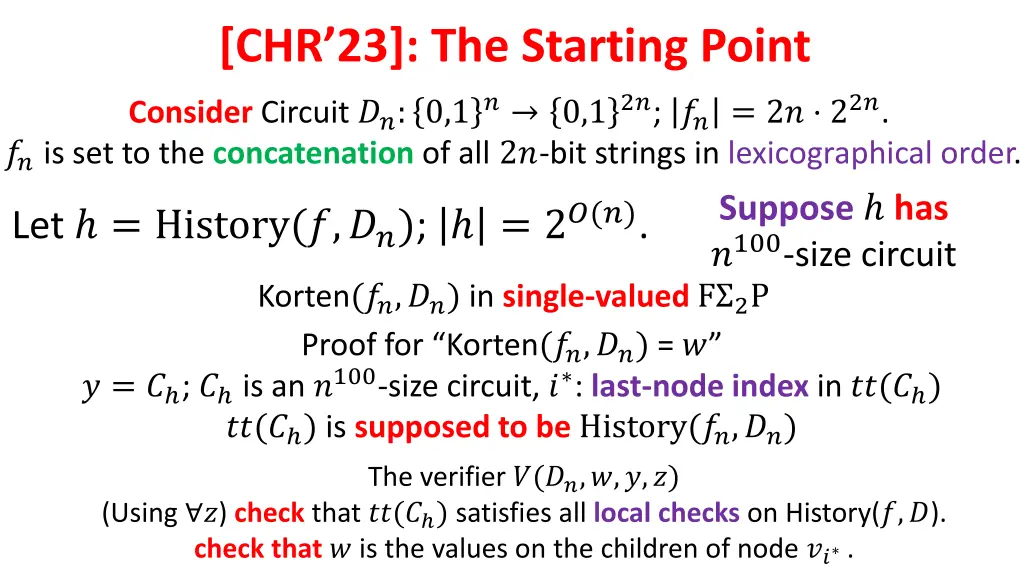 chr 23 the starting point consider circuit
