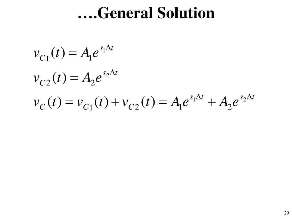 general solution 3