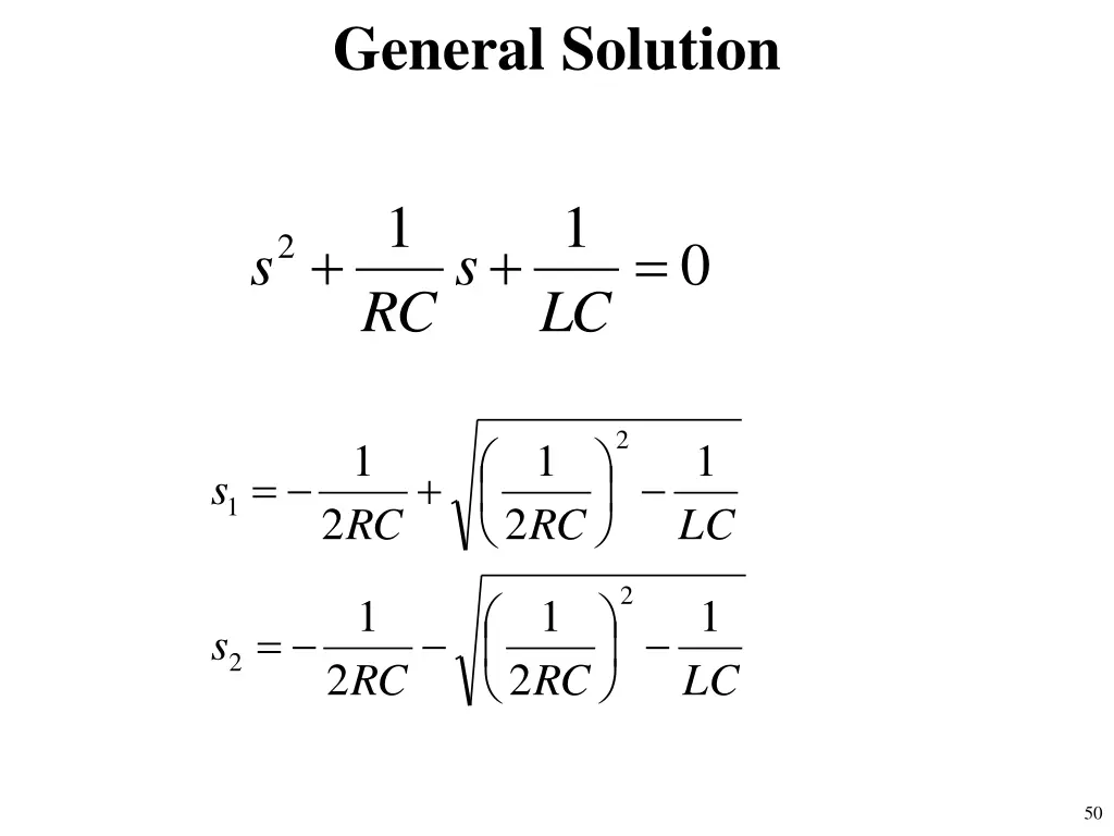 general solution 4