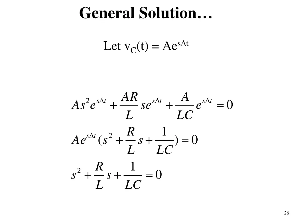 general solution