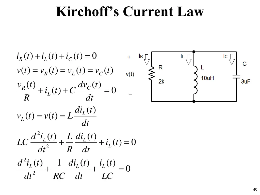 kirchoff s current law