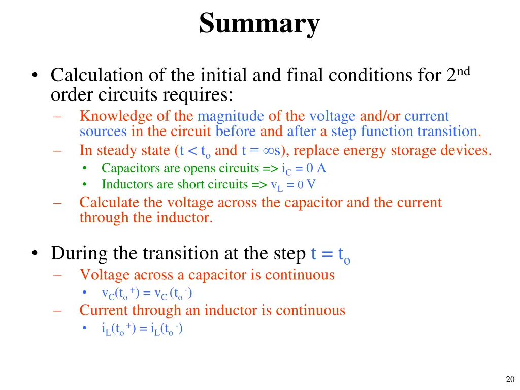 summary