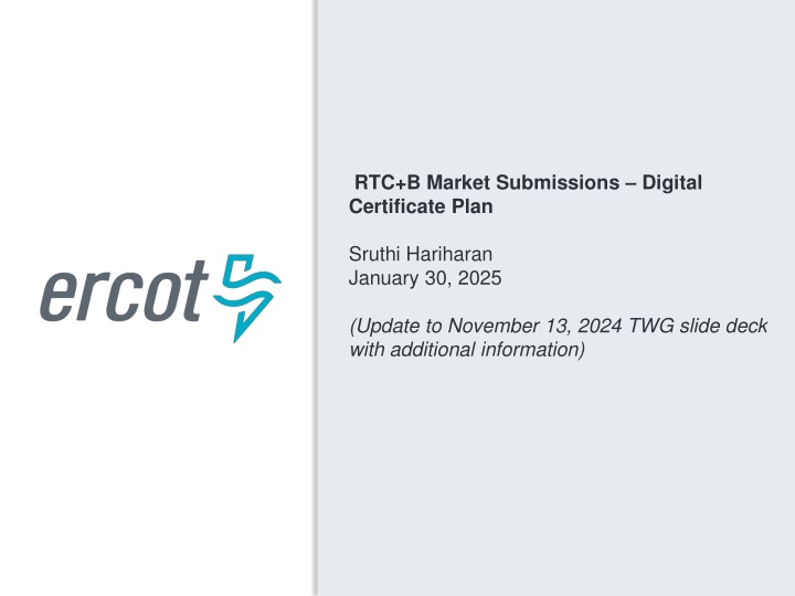 rtc b market submissions digital certificate plan