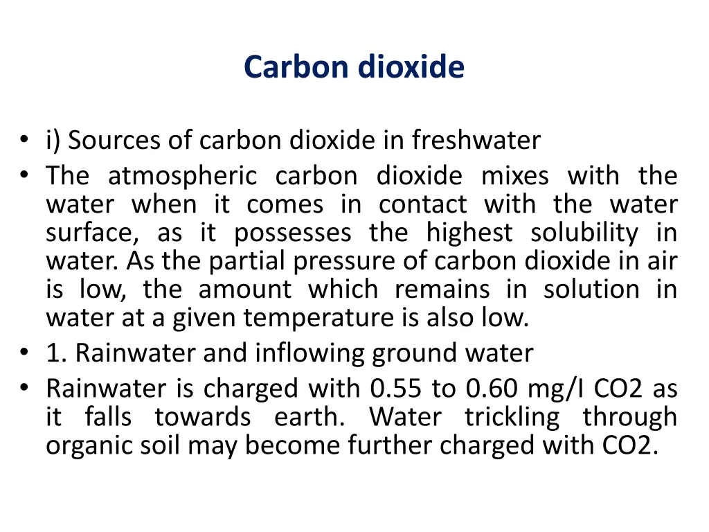 carbon dioxide