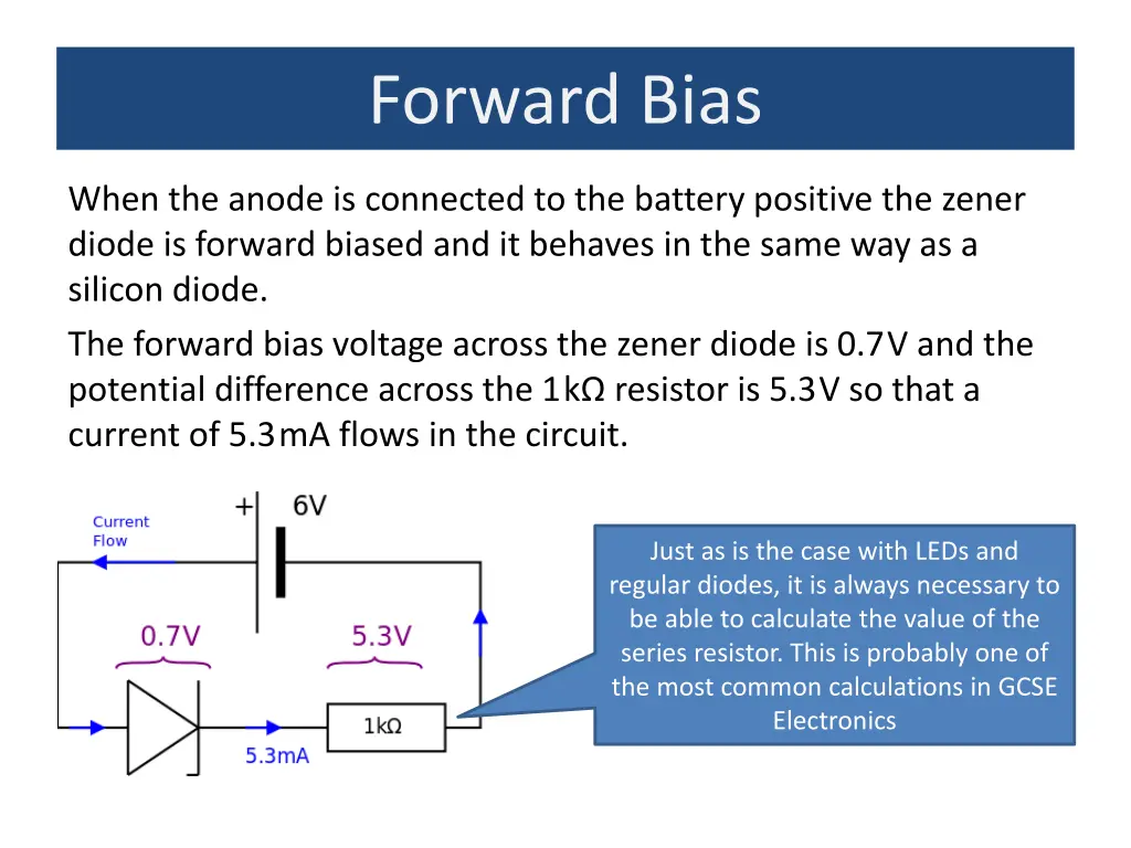 forward bias