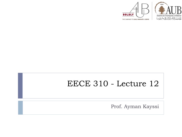 eece 310 lecture 12