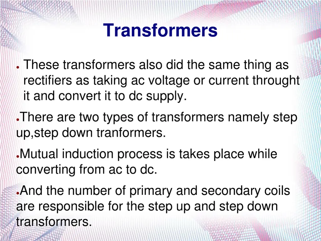 transformers