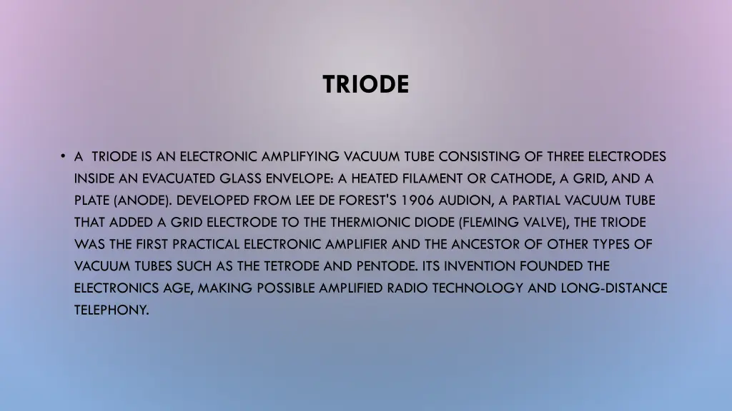triode