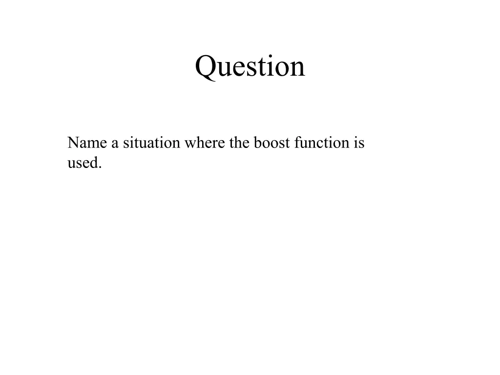 question 1