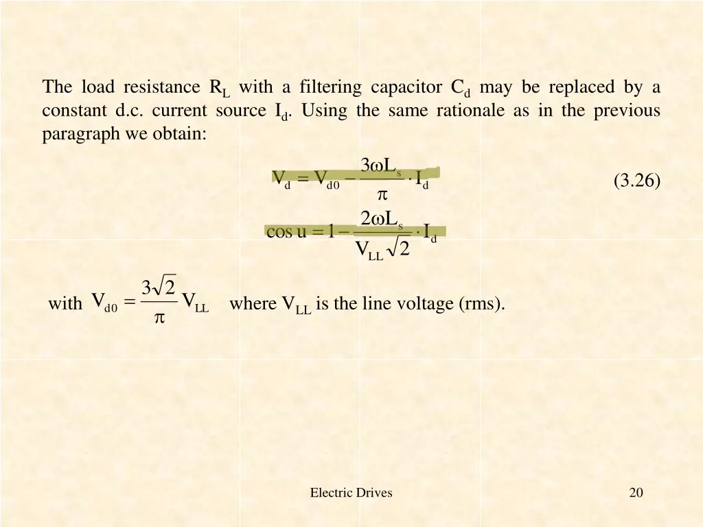 the load resistance r l with a filtering