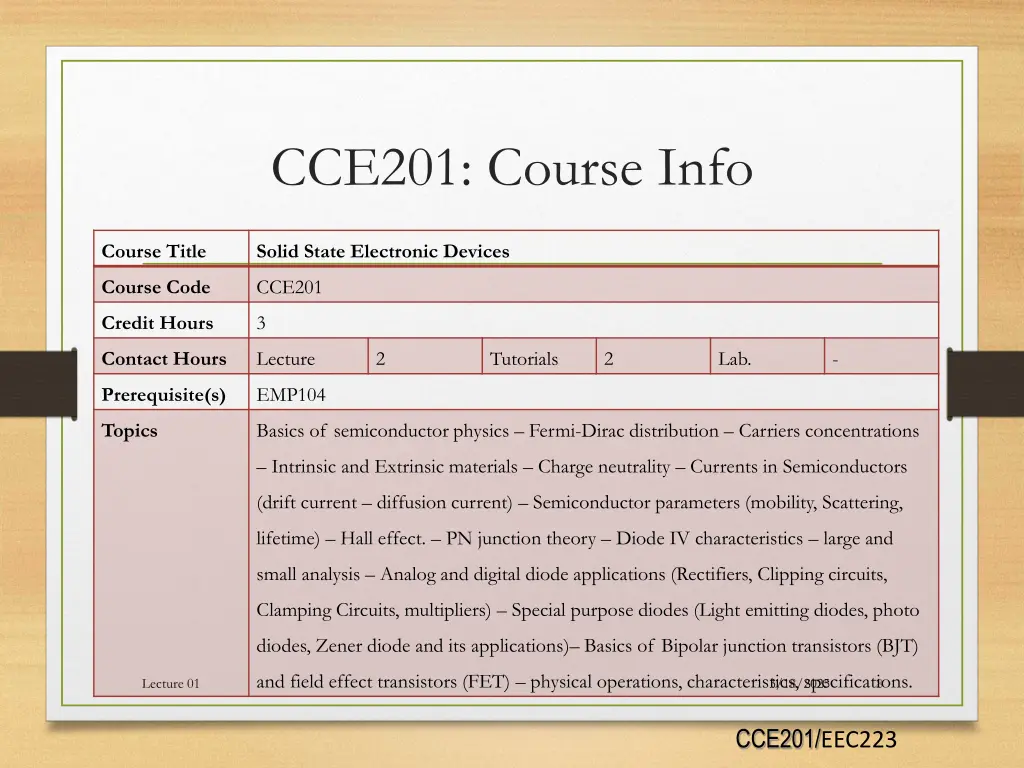 cce201 course info