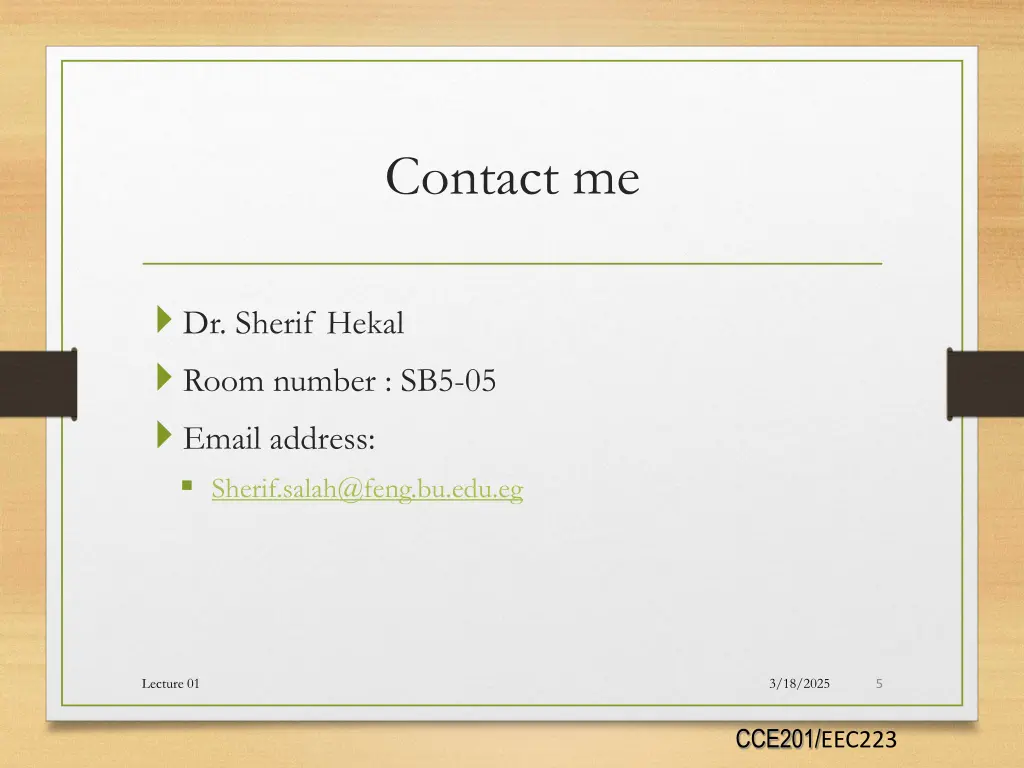 contact me