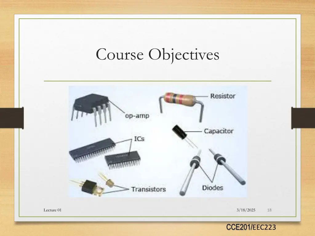 course objectives 1