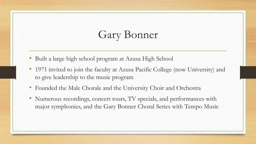 gary bonner 2