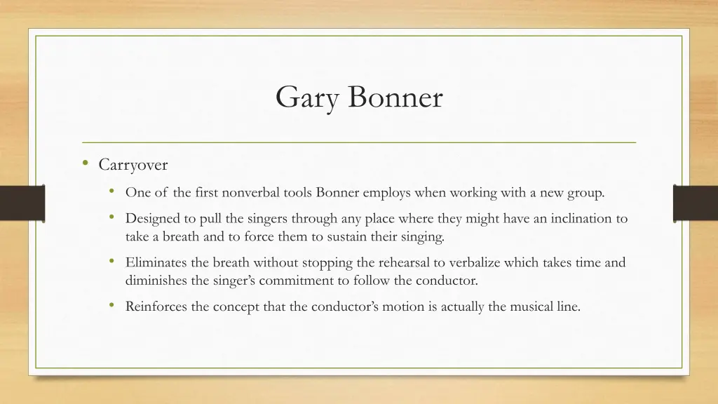 gary bonner 20