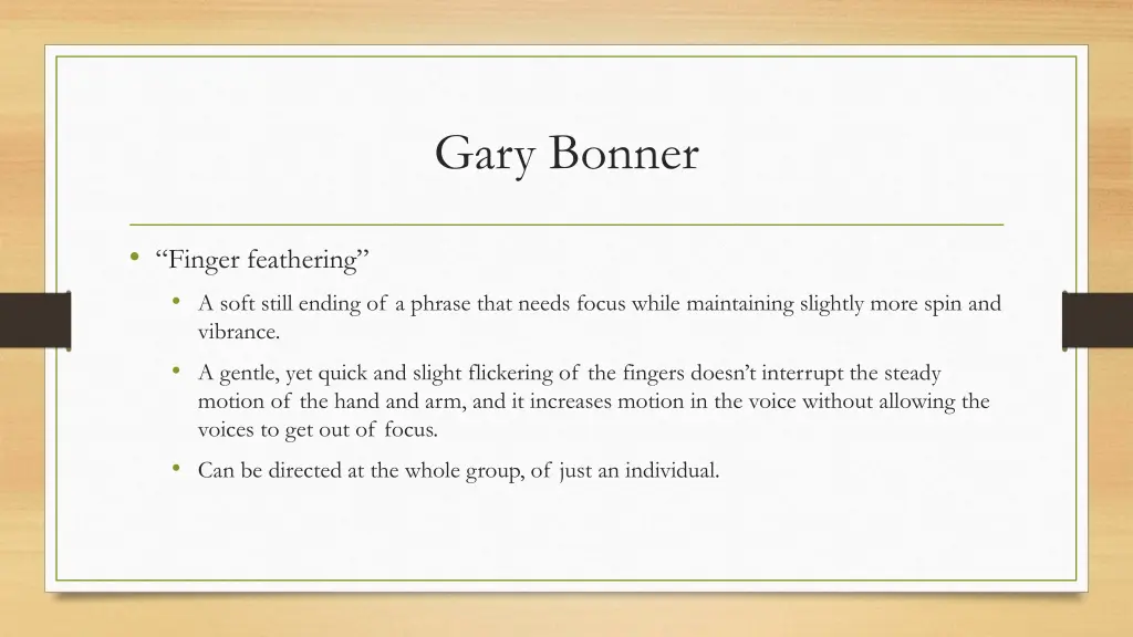 gary bonner 29