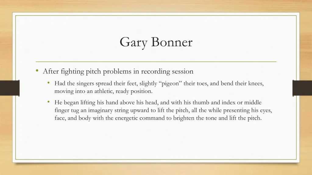 gary bonner 6