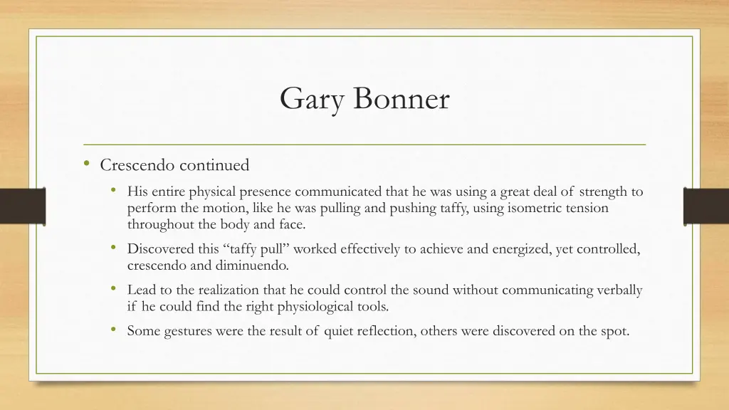 gary bonner 9