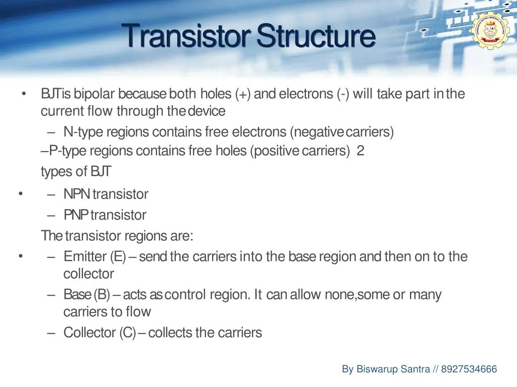 transistorstructure