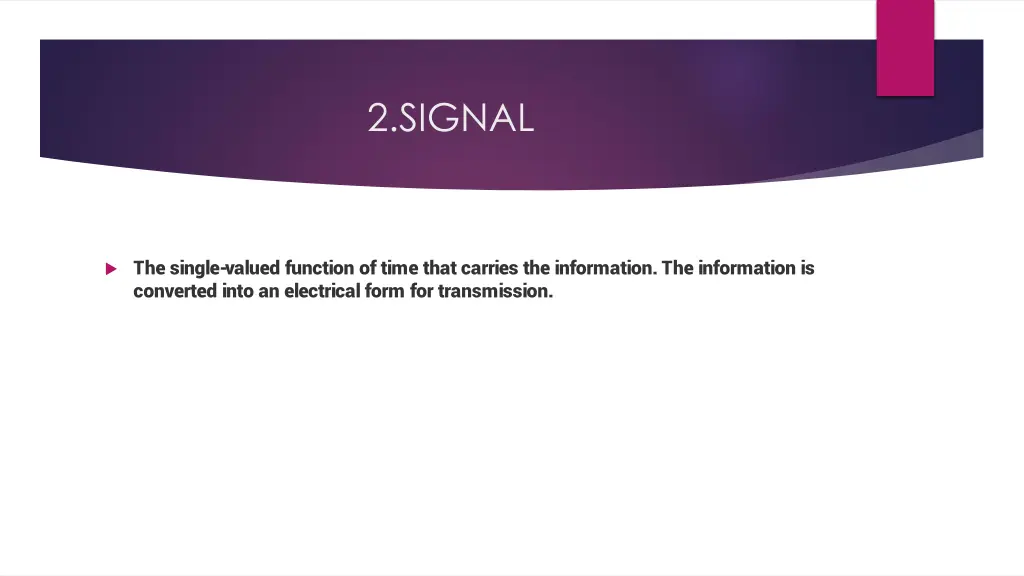 2 signal