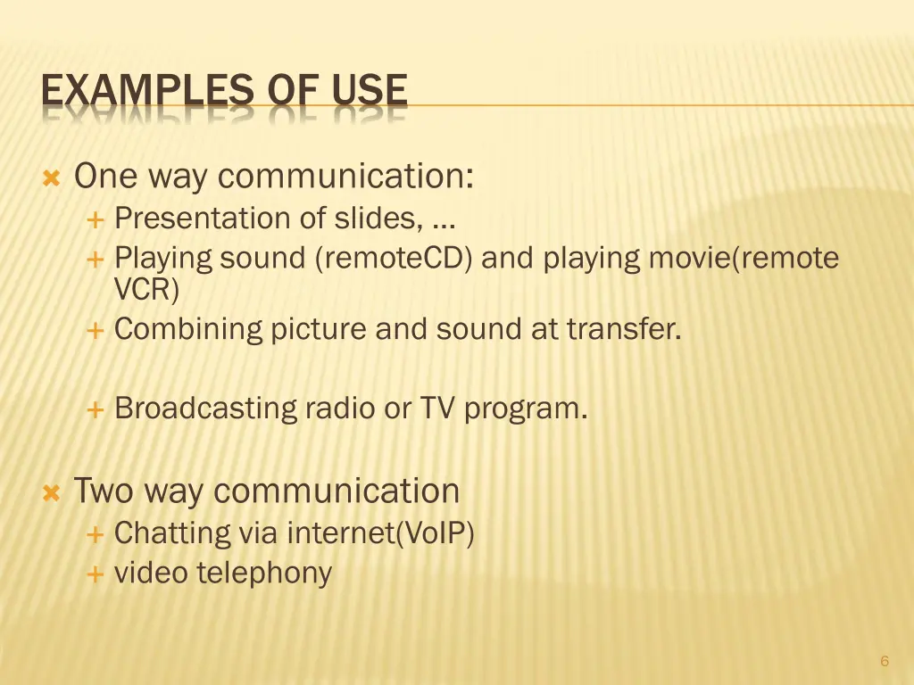 examples of use 2