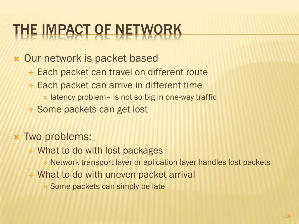 the impact of network