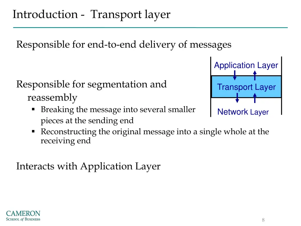 introduction transport layer