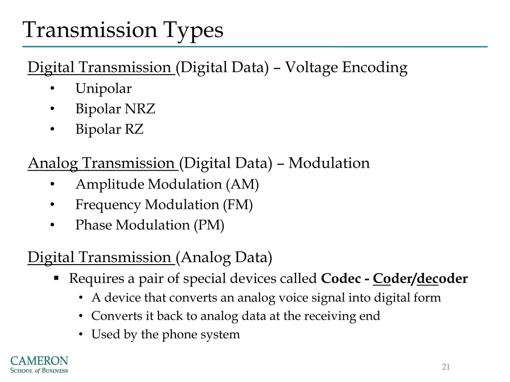 transmission types