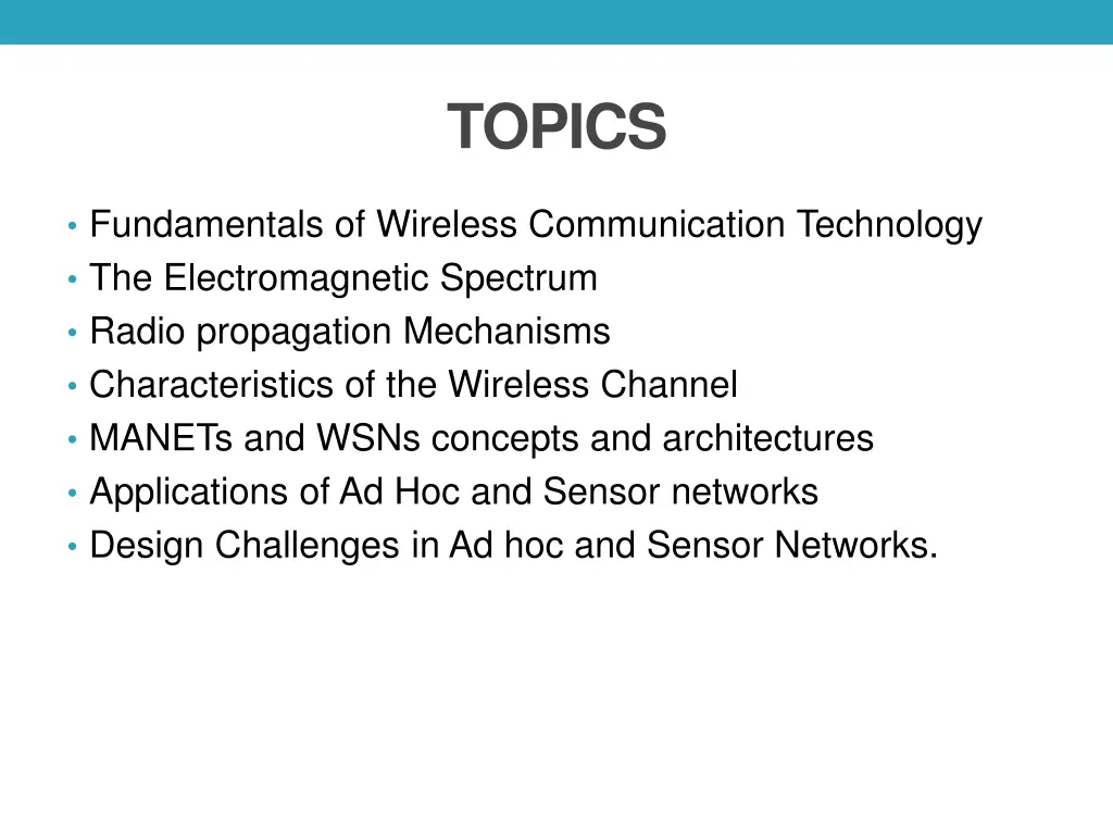 topics