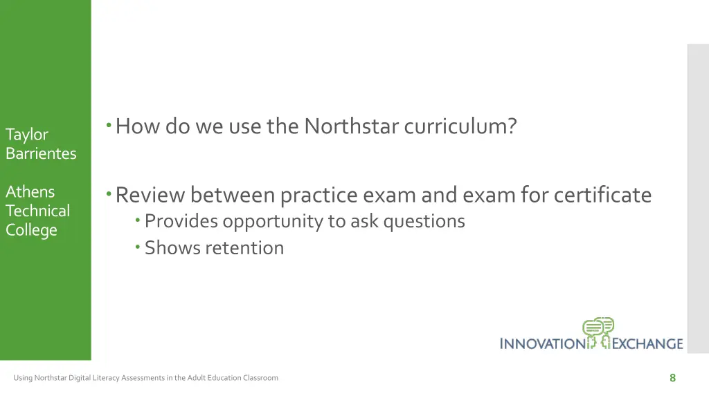 how do we use the northstar curriculum 3