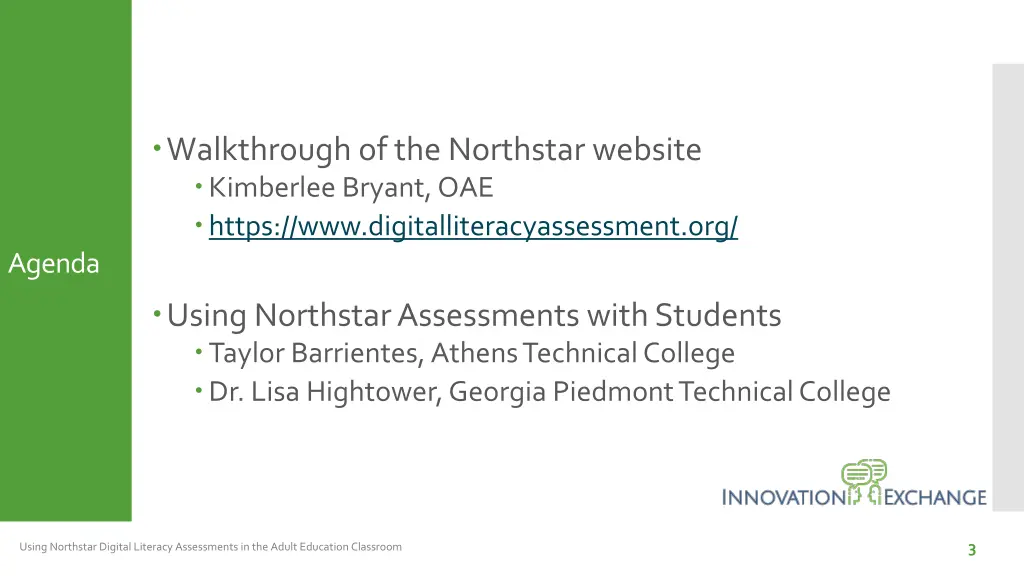 walkthrough of the northstar website kimberlee