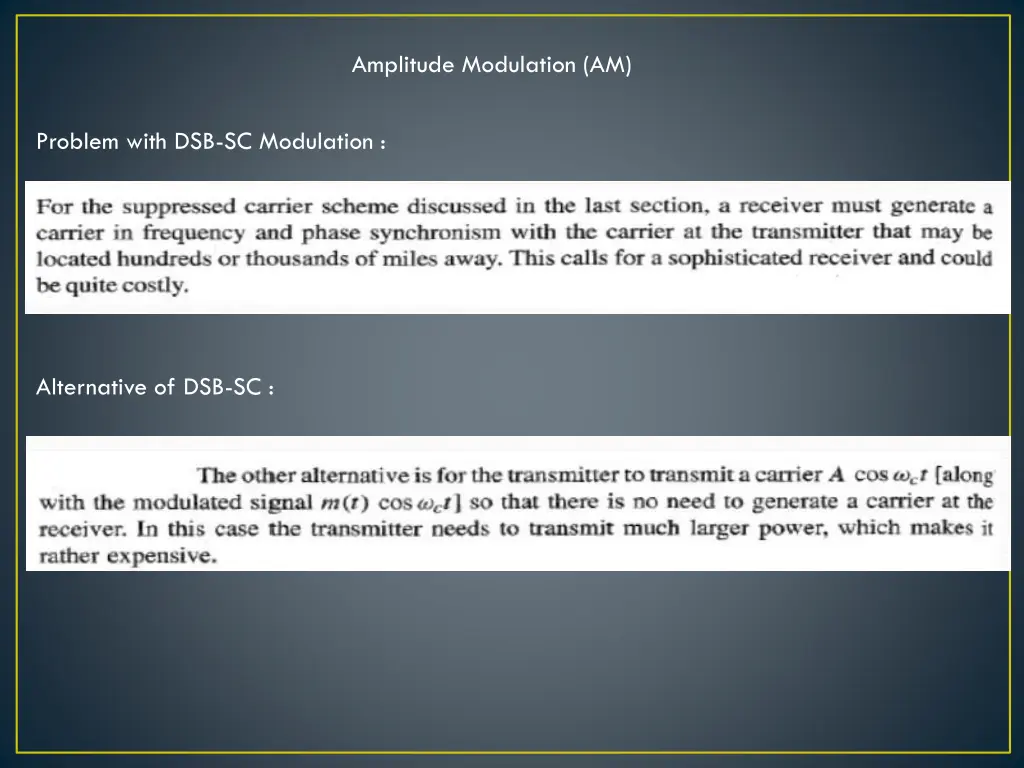 amplitude modulation am