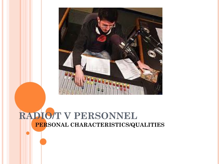 radio t v personnel personal characteristics