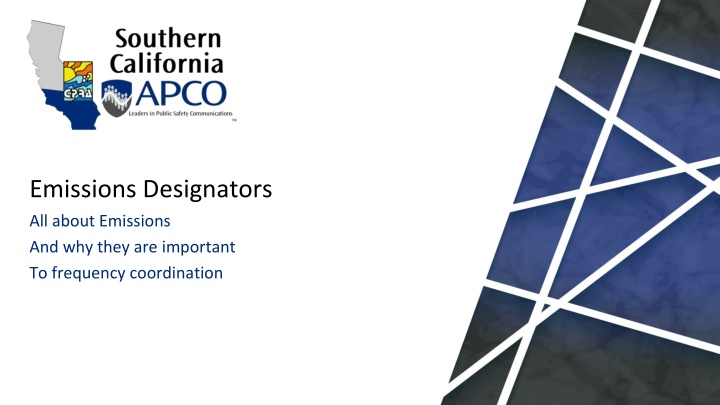emissions designators