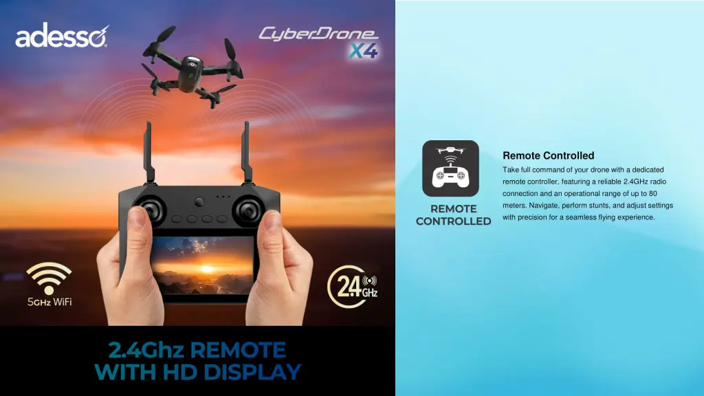 remote controlled take full command of your drone