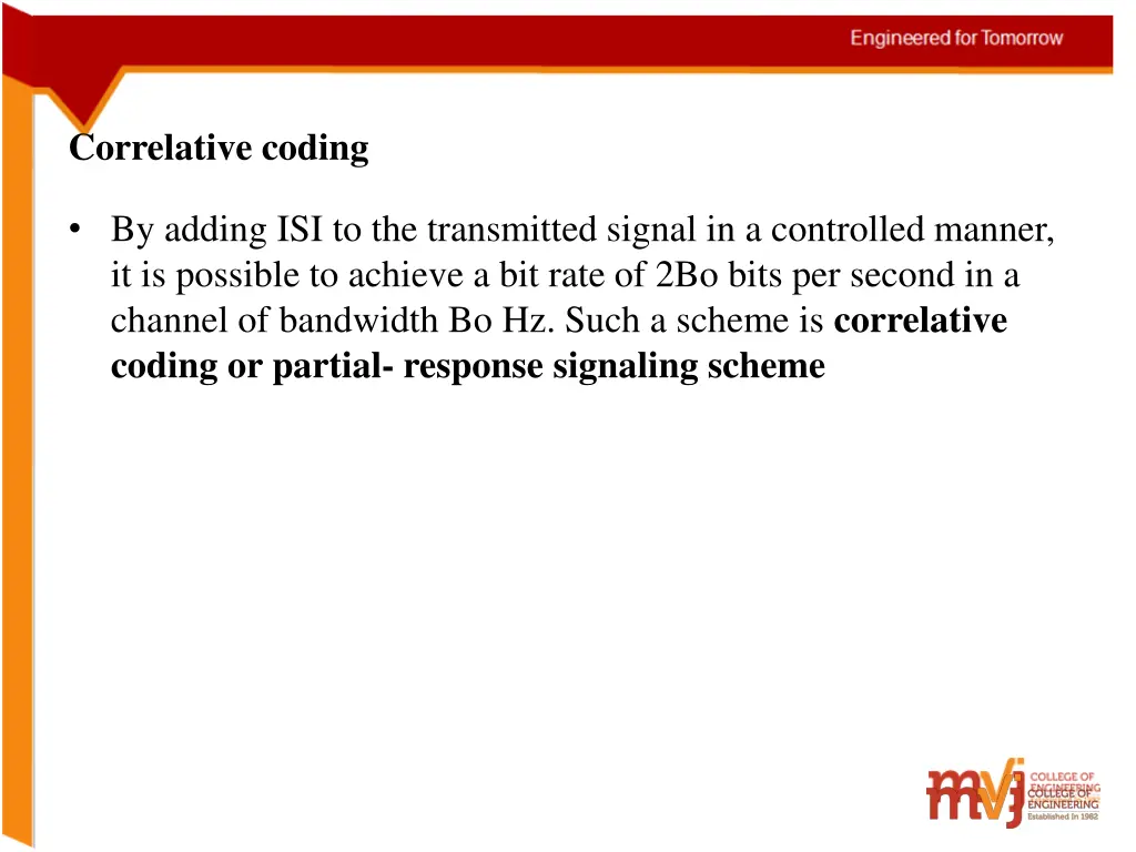 correlative coding