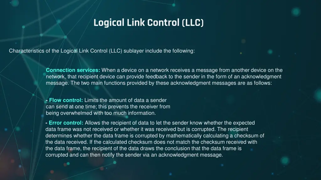 logical link control llc
