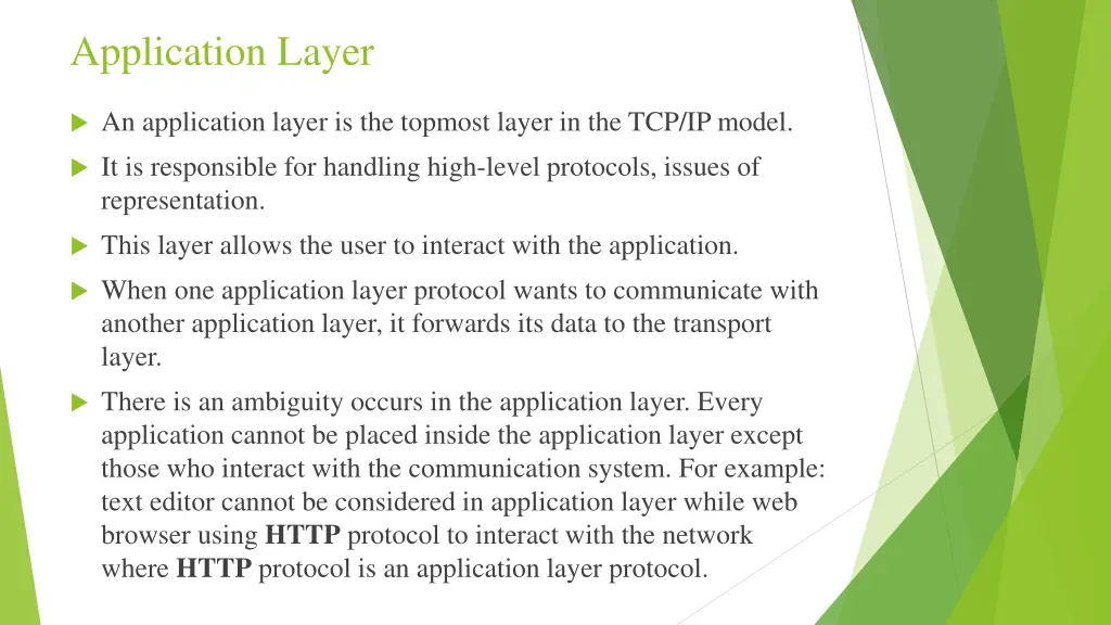 application layer 1
