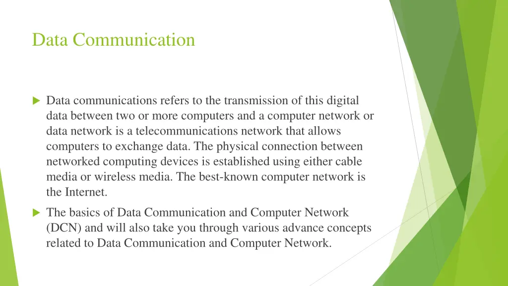 data communication