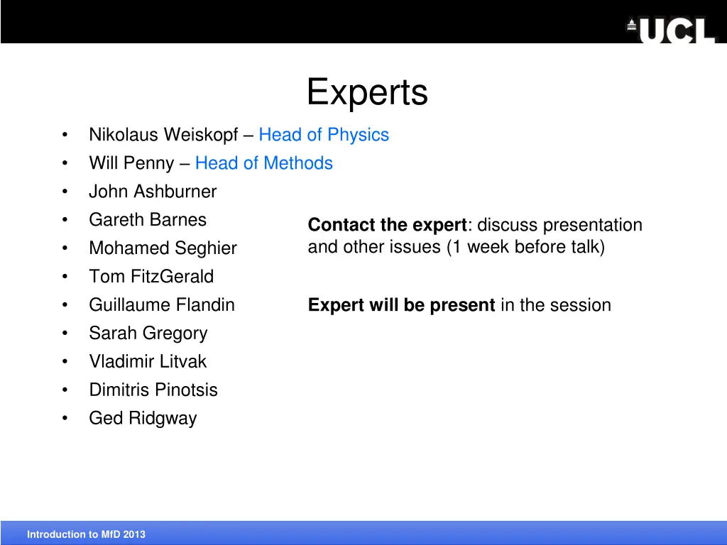 experts