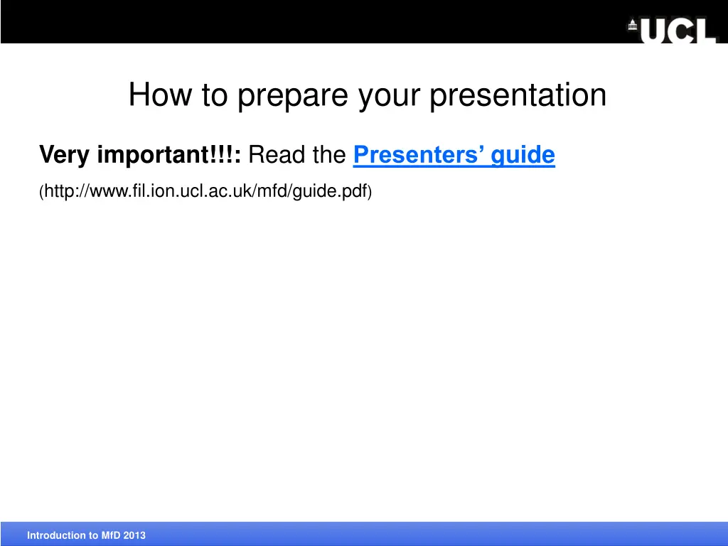 how to prepare your presentation