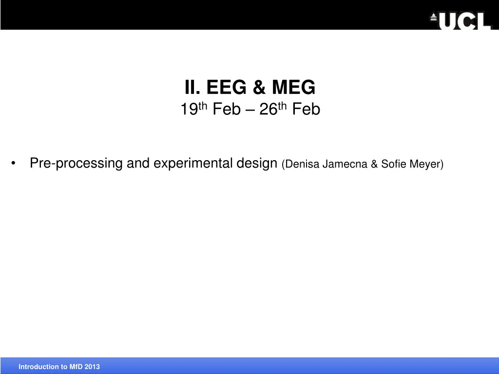 ii eeg meg 19 th feb 26 th feb