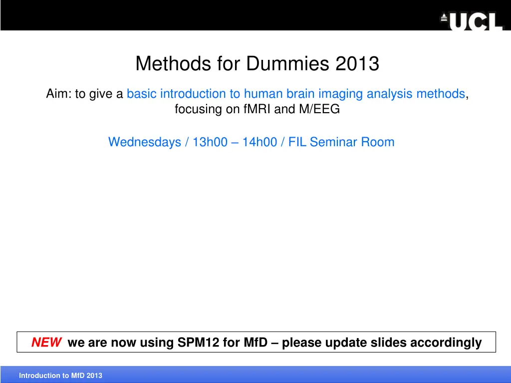 methods for dummies 2013