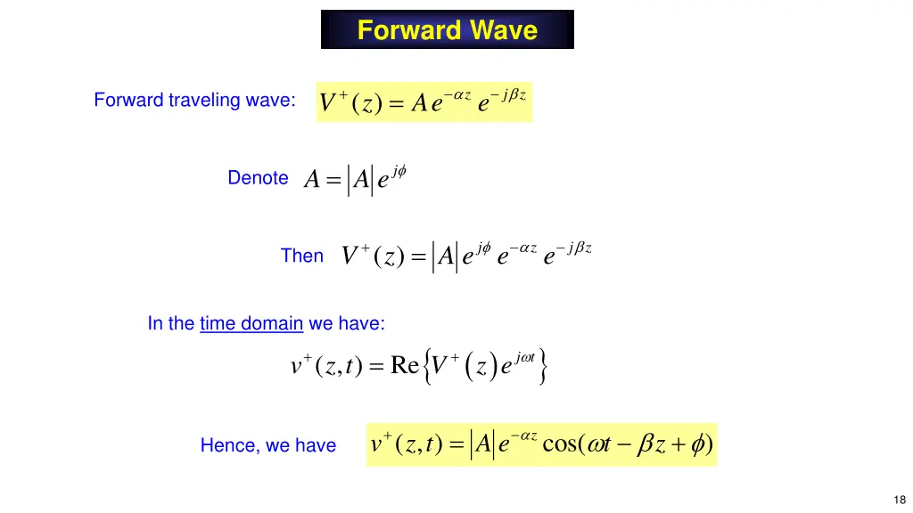 forward wave