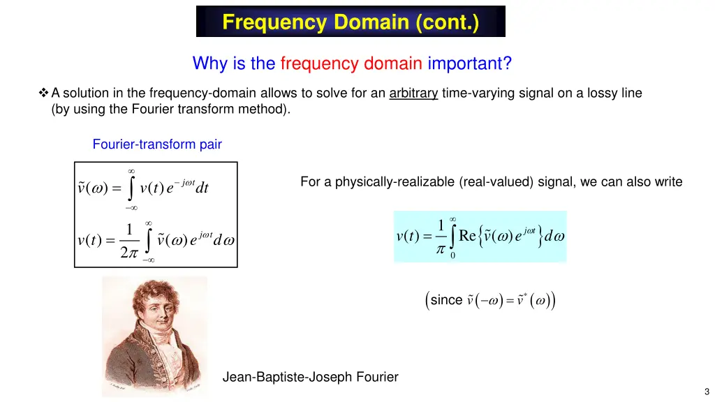 frequency domain cont